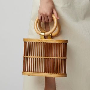Cult Gaia Mini Coco Top Handle Bamboo Bag